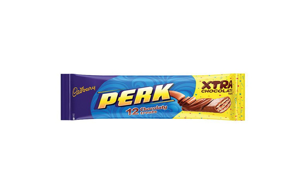Cadbury Perk 12 Chocolaty Treats    Pack  78 grams